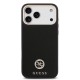 Apple iPhone 17 Pro Max Kılıf Guess Orjinal Lisanslı M-safe Şarj Özellikli Grained Yazı ve Taşlı 4G Logolu Kapak Apple iPhone 17 Pro Max Kılıf Guess Orjinal Lisanslı M-safe Şarj Özellikli Grained Yazı ve Taşlı 4G Logolu Kapak