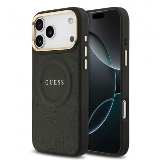 Apple iPhone 17 Pro Max Kılıf Guess Orjinal Lisanslı M-safe Şarj Özellikli Sıcak Baskılı Yazı Logolu PU Deri Peony Kapak Apple iPhone 17 Pro Max Kılıf Guess Orjinal Lisanslı M-safe Şarj Özellikli Sıcak Baskılı Yazı Logolu PU Deri Peony Kapak