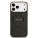 Apple iPhone 17 Pro Max Kılıf Guess Orjinal Lisanslı M-safe Şarj Özellikli Sıcak Baskılı Yazı Logolu PU Deri Peony Kapak Apple iPhone 17 Pro Max Kılıf Guess Orjinal Lisanslı M-safe Şarj Özellikli Sıcak Baskılı Yazı Logolu PU Deri Peony Kapak