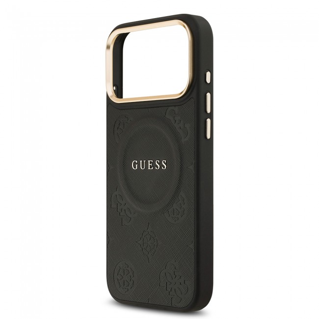Apple iPhone 17 Pro Max Kılıf Guess Orjinal Lisanslı M-safe Şarj Özellikli Sıcak Baskılı Yazı Logolu PU Deri Peony Kapak Apple iPhone 17 Pro Max Kılıf Guess Orjinal Lisanslı M-safe Şarj Özellikli Sıcak Baskılı Yazı Logolu PU Deri Peony Kapak