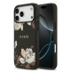Apple iPhone 17 Pro Max Kılıf Guess Orjinal Lisanslı M-safe Şarj Özellikli Taneli Çiçek Tasarımlı Metal Yazı Logolu Kapak Apple iPhone 17 Pro Max Kılıf Guess Orjinal Lisanslı M-safe Şarj Özellikli Taneli Çiçek Tasarımlı Metal Yazı Logolu Kapak