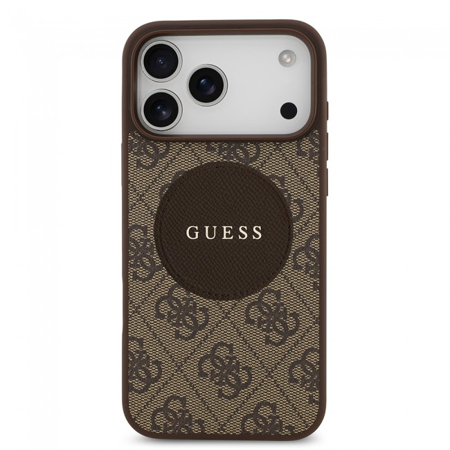 Apple iPhone 17 Pro Max Kılıf Guess Orjinal Lisanslı M-safe Şarj Özellikli Yazı Logolu Circle Classic Kapak Apple iPhone 17 Pro Max Kılıf Guess Orjinal Lisanslı M-safe Şarj Özellikli Yazı Logolu Circle Classic Kapak