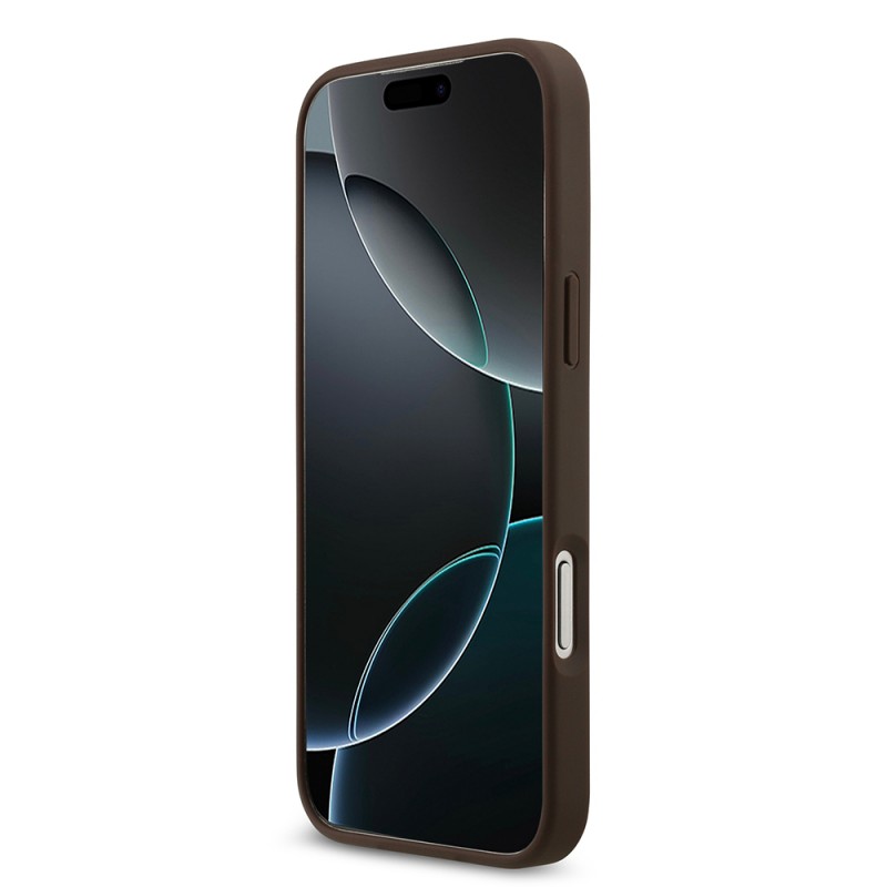 Bal-z Apple iPhone 17 Pro Max Kılıf Guess Orjinal Lisanslı M-safe Şarj Özellikli Yazı Logolu Circle Classic Kapak