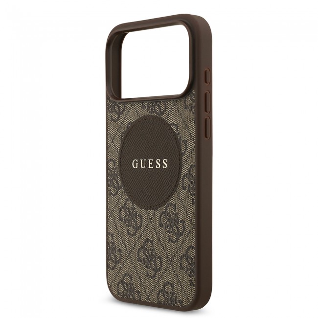 Apple iPhone 17 Pro Max Kılıf Guess Orjinal Lisanslı M-safe Şarj Özellikli Yazı Logolu Circle Classic Kapak Apple iPhone 17 Pro Max Kılıf Guess Orjinal Lisanslı M-safe Şarj Özellikli Yazı Logolu Circle Classic Kapak