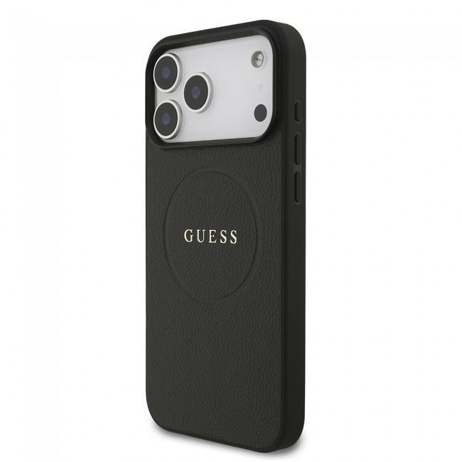 Apple iPhone 17 Pro Max Kılıf Guess Orjinal Lisanslı M-safe Şarj Özellikli Yazı Logolu PU Deri Kapak Apple iPhone 17 Pro Max Kılıf Guess Orjinal Lisanslı M-safe Şarj Özellikli Yazı Logolu PU Deri Kapak