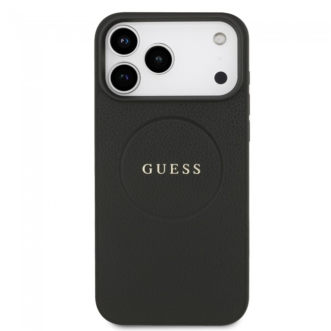 Apple iPhone 17 Pro Max Kılıf Guess Orjinal Lisanslı M-safe Şarj Özellikli Yazı Logolu PU Deri Kapak Apple iPhone 17 Pro Max Kılıf Guess Orjinal Lisanslı M-safe Şarj Özellikli Yazı Logolu PU Deri Kapak