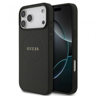 Apple iPhone 17 Pro Max Kılıf Guess Orjinal Lisanslı M-safe Şarj Özellikli Yazı Logolu PU Deri Kapak Apple iPhone 17 Pro Max Kılıf Guess Orjinal Lisanslı M-safe Şarj Özellikli Yazı Logolu PU Deri Kapak