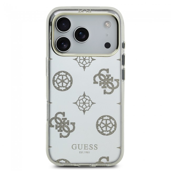 Apple iPhone 17 Pro Max Kılıf Guess Orjinal Lisanslı Metal Kamera Çerçeveli Simli Aynalı Kapak Apple iPhone 17 Pro Max Kılıf Guess Orjinal Lisanslı Metal Kamera Çerçeveli Simli Aynalı Kapak