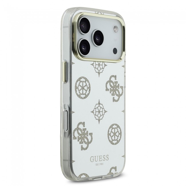 Apple iPhone 17 Pro Max Kılıf Guess Orjinal Lisanslı Metal Kamera Çerçeveli Simli Aynalı Kapak Apple iPhone 17 Pro Max Kılıf Guess Orjinal Lisanslı Metal Kamera Çerçeveli Simli Aynalı Kapak