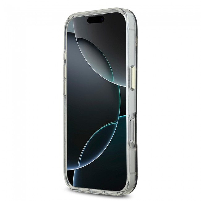 Apple iPhone 17 Pro Max Kılıf Guess Orjinal Lisanslı Metal Kamera Çerçeveli Simli Aynalı Kapak Apple iPhone 17 Pro Max Kılıf Guess Orjinal Lisanslı Metal Kamera Çerçeveli Simli Aynalı Kapak