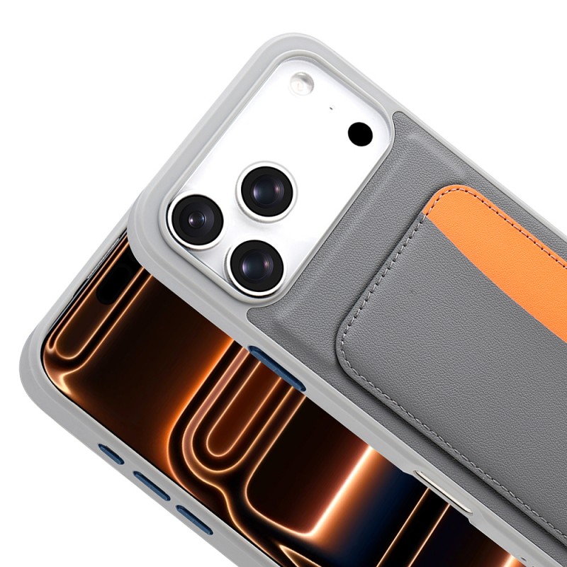 Bal-z Apple iPhone 17 Pro Max Kılıf Kartlıklı  X-Kart Silikon Kapak