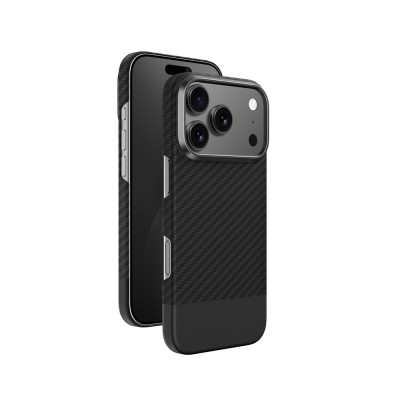 Bal-z Apple iPhone 17 Pro Max Kılıf M-safe Şarj Özellikli 1500D Aramid Fiber Amazingthing Titan Max Serisi Kapak