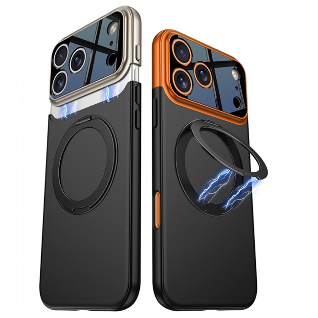 Apple iPhone 17 Pro Max Kılıf M-safe Şarj Özellikli 360 Derece Standlı Çift Parçalı Zore Torino Kapak Apple iPhone 17 Pro Max Kılıf M-safe Şarj Özellikli 360 Derece Standlı Çift Parçalı Zore Torino Kapak
