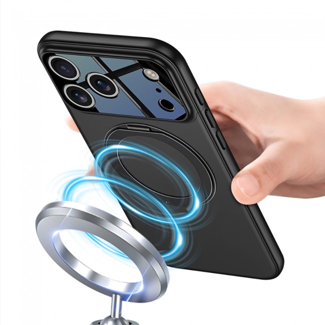 Apple iPhone 17 Pro Max Kılıf M-safe Şarj Özellikli 360 Derece Standlı Çift Parçalı Zore Torino Kapak Apple iPhone 17 Pro Max Kılıf M-safe Şarj Özellikli 360 Derece Standlı Çift Parçalı Zore Torino Kapak