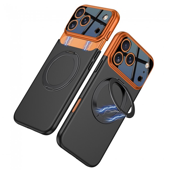 Apple iPhone 17 Pro Max Kılıf M-safe Şarj Özellikli 360 Derece Standlı Çift Parçalı Zore Torino Kapak Apple iPhone 17 Pro Max Kılıf M-safe Şarj Özellikli 360 Derece Standlı Çift Parçalı Zore Torino Kapak