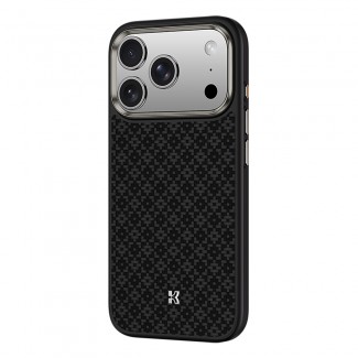 Apple iPhone 17 Pro Max Kılıf M-Safe Şarj Özellikli Benks ArmorPro ArmorGrid Serisi Kevlar Kapak Apple iPhone 17 Pro Max Kılıf M-Safe Şarj Özellikli Benks ArmorPro ArmorGrid Serisi Kevlar Kapak