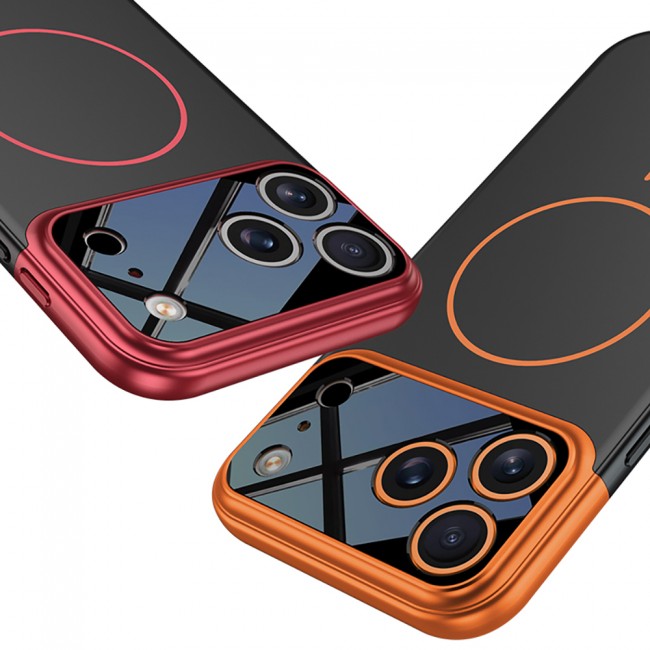 Apple iPhone 17 Pro Max Kılıf M-safe Şarj Özellikli Çift Parçalı Zore Napoli Kapak Apple iPhone 17 Pro Max Kılıf M-safe Şarj Özellikli Çift Parçalı Zore Napoli Kapak