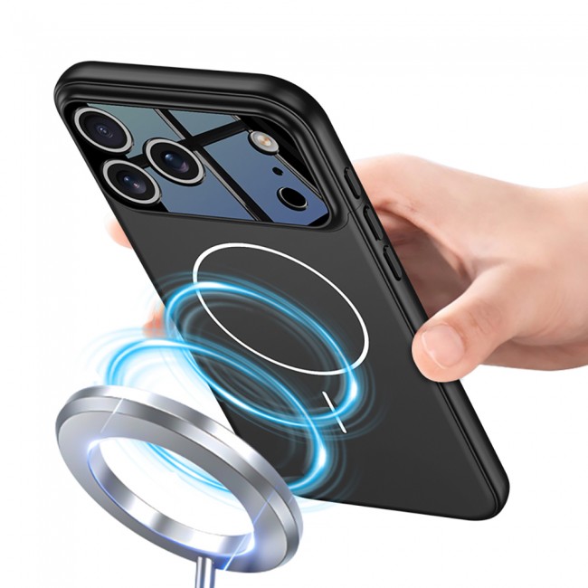 Apple iPhone 17 Pro Max Kılıf M-safe Şarj Özellikli Çift Parçalı Zore Napoli Kapak Apple iPhone 17 Pro Max Kılıf M-safe Şarj Özellikli Çift Parçalı Zore Napoli Kapak