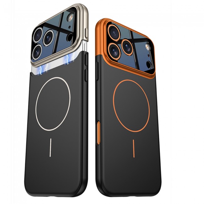Apple iPhone 17 Pro Max Kılıf M-safe Şarj Özellikli Çift Parçalı Zore Napoli Kapak Apple iPhone 17 Pro Max Kılıf M-safe Şarj Özellikli Çift Parçalı Zore Napoli Kapak