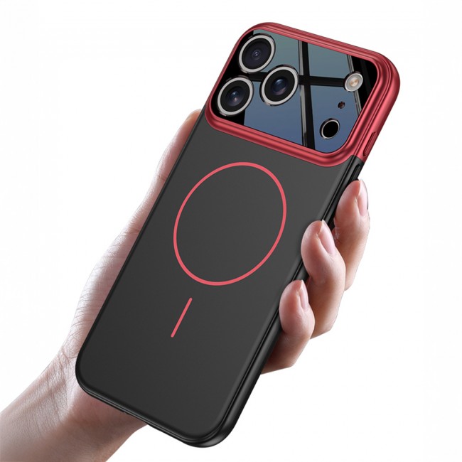Apple iPhone 17 Pro Max Kılıf M-safe Şarj Özellikli Çift Parçalı Zore Napoli Kapak Apple iPhone 17 Pro Max Kılıf M-safe Şarj Özellikli Çift Parçalı Zore Napoli Kapak