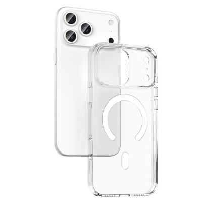 Bal-z Apple iPhone 17 Pro Max Kılıf M-safe Şarj Özellikli Kamera Korumalı  Kripto Kapak