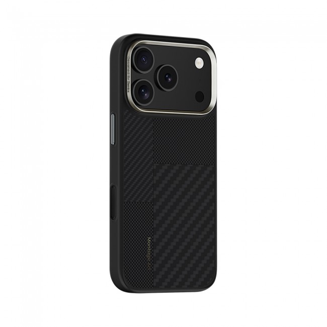 Apple iPhone 17 Pro Max Kılıf M-safe Şarj Özellikli Karbon Fiber Benks Montage Hybrid ArmorPro Kevlar Kapak Apple iPhone 17 Pro Max Kılıf M-safe Şarj Özellikli Karbon Fiber Benks Montage Hybrid ArmorPro Kevlar Kapak