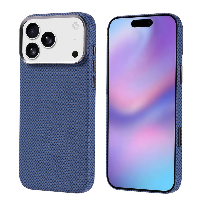 Bal-z Apple iPhone 17 Pro Max Kılıf M-safe Şarj Özellikli Karbon Fiber Görünümlü  Nekst Kapak