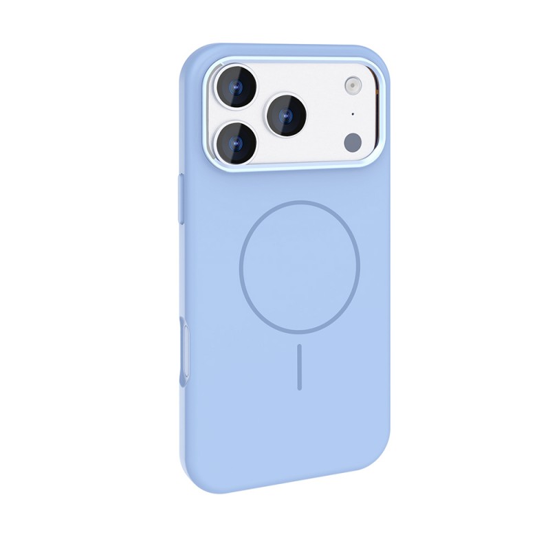 Bal-z Apple iPhone 17 Pro Max Kılıf M-Safe Şarj Özellikli Metal Kamera Çerçeveli  Edi Silikon Kapak