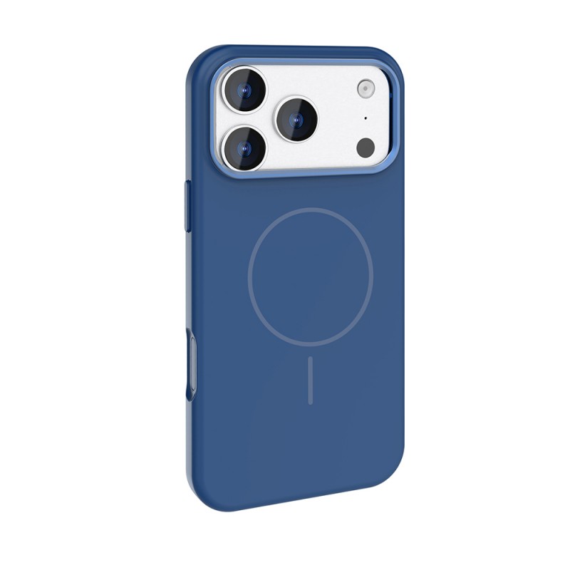 Bal-z Apple iPhone 17 Pro Max Kılıf M-Safe Şarj Özellikli Metal Kamera Çerçeveli  Edi Silikon Kapak