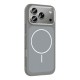 Apple iPhone 17 Pro Max Kılıf M-Safe Şarj Özellikli Metal Kamera Çerçeveli Zore Sanremo Silikon Kapak Apple iPhone 17 Pro Max Kılıf M-Safe Şarj Özellikli Metal Kamera Çerçeveli Zore Sanremo Silikon Kapak