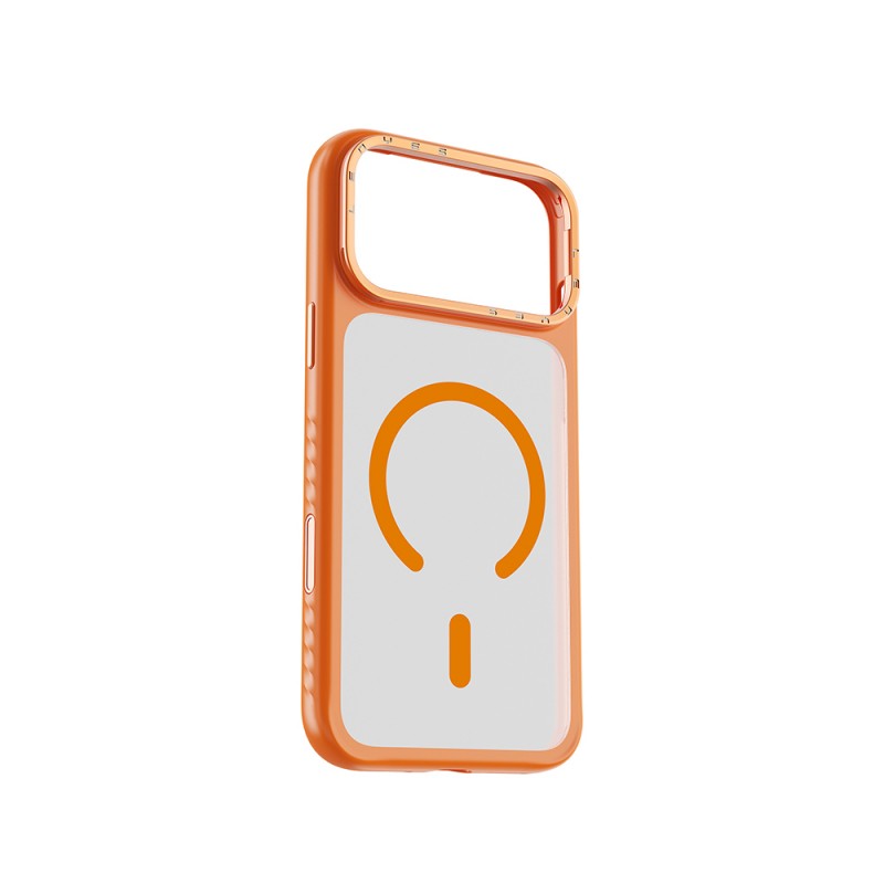 Bal-z Apple iPhone 17 Pro Max Kılıf M-safe Şarj Özellikli Metal Kamera Standlı Lenyes CK226 PC Kapak