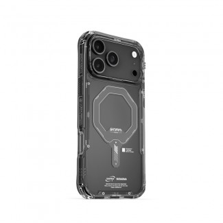 Apple iPhone 17 Pro Max Kılıf M-safe Şarj Özellikli Şeffaf Airbag Tasarımlı Skinarma Saido Mag-Charge Kapak Apple iPhone 17 Pro Max Kılıf M-safe Şarj Özellikli Şeffaf Airbag Tasarımlı Skinarma Saido Mag-Charge Kapak