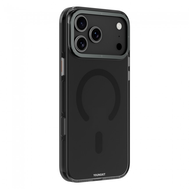 Apple iPhone 17 Pro Max Kılıf M-safe Şarj Özellikli Şeffaf Youngkit Crystal Shield Serisi Kapak Apple iPhone 17 Pro Max Kılıf M-safe Şarj Özellikli Şeffaf Youngkit Crystal Shield Serisi Kapak