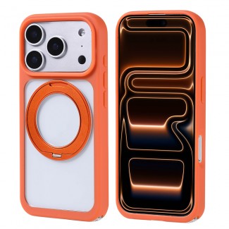 Apple iPhone 17 Pro Max Kılıf M-Safe Şarj Özellikli Standlı Zore Piza Silikon Kapak Apple iPhone 17 Pro Max Kılıf M-Safe Şarj Özellikli Standlı Zore Piza Silikon Kapak
