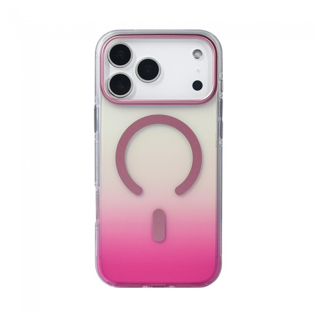 Apple iPhone 17 Pro Max Kılıf M-safe Şarj Özellikli Transparan Renk Geçişli Zore Toros Kapak Apple iPhone 17 Pro Max Kılıf M-safe Şarj Özellikli Transparan Renk Geçişli Zore Toros Kapak