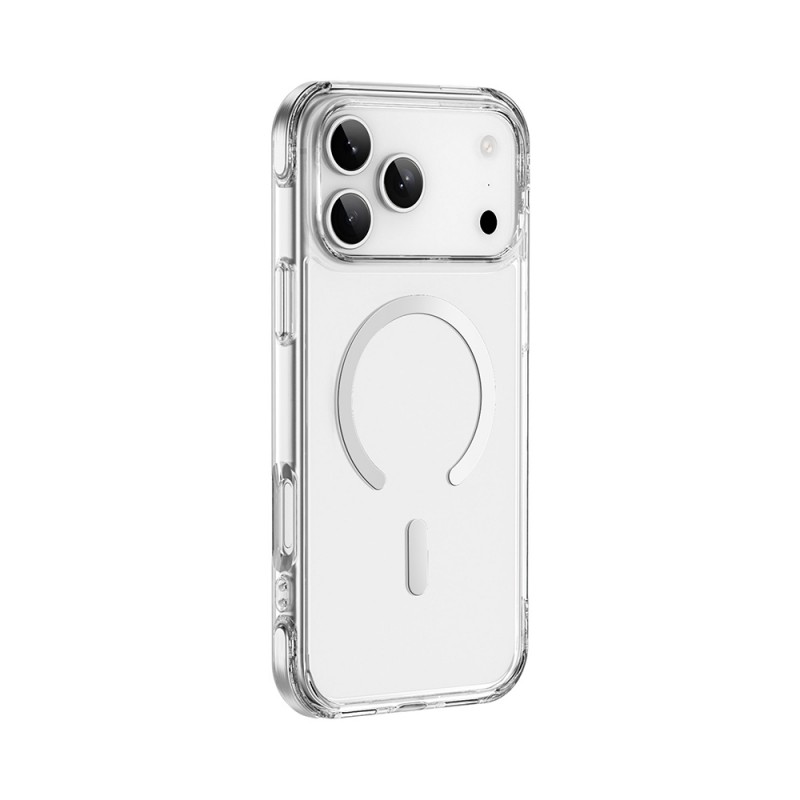 Bal-z Apple iPhone 17 Pro Max Kılıf M-safe Şarj Özellikli Wiwu MCC-702 Titanyum Pro Serisi Sert PC Kapak