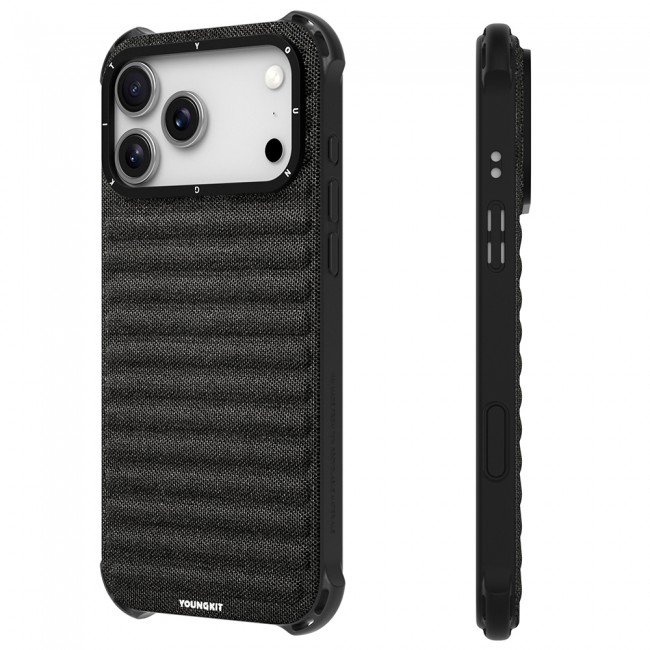 Apple iPhone 17 Pro Max Kılıf M-safe Şarj Özellikli Youngkit Canvas Serisi Kapak Apple iPhone 17 Pro Max Kılıf M-safe Şarj Özellikli Youngkit Canvas Serisi Kapak