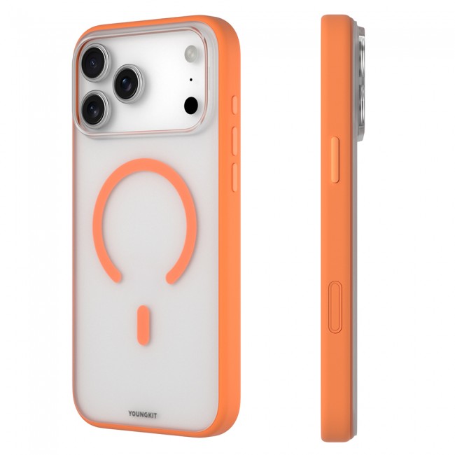 Apple iPhone 17 Pro Max Kılıf M-safe Şarj Özellikli Youngkit Clear Serisi Kapak Apple iPhone 17 Pro Max Kılıf M-safe Şarj Özellikli Youngkit Clear Serisi Kapak