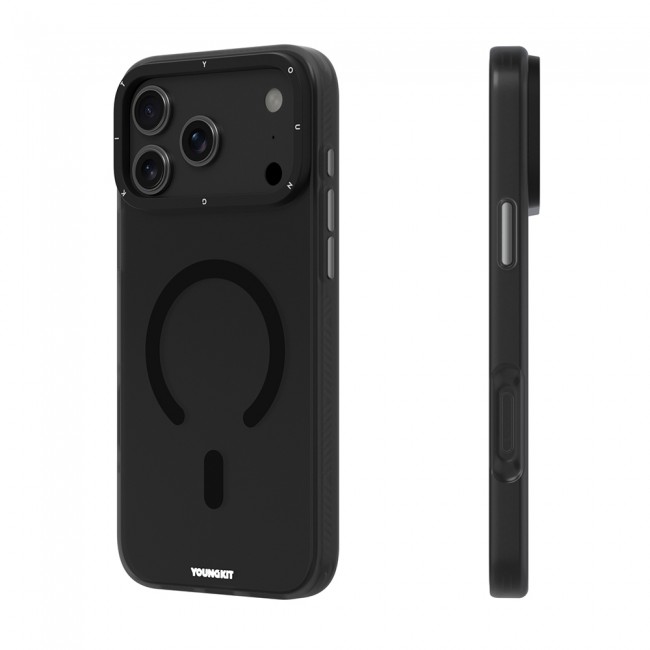 Apple iPhone 17 Pro Max Kılıf M-safe Şarj Özellikli Youngkit Hidden Sand Serisi Kapak Apple iPhone 17 Pro Max Kılıf M-safe Şarj Özellikli Youngkit Hidden Sand Serisi Kapak