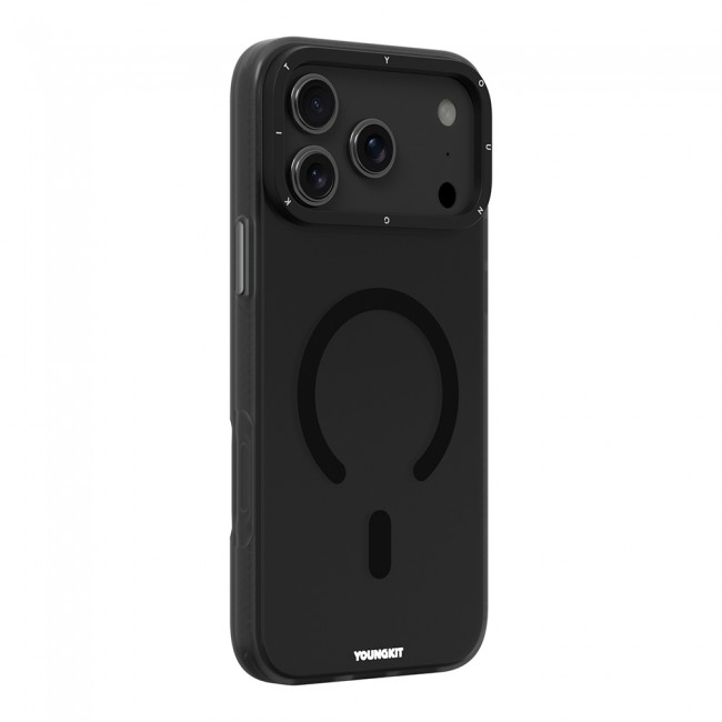 Apple iPhone 17 Pro Max Kılıf M-safe Şarj Özellikli Youngkit Hidden Sand Serisi Kapak Apple iPhone 17 Pro Max Kılıf M-safe Şarj Özellikli Youngkit Hidden Sand Serisi Kapak