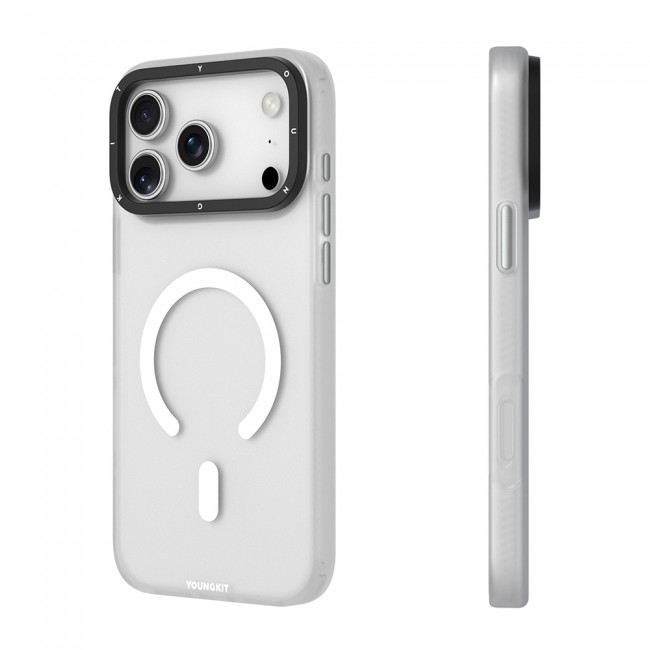 Apple iPhone 17 Pro Max Kılıf M-safe Şarj Özellikli Youngkit Hidden Sand Serisi Kapak Apple iPhone 17 Pro Max Kılıf M-safe Şarj Özellikli Youngkit Hidden Sand Serisi Kapak