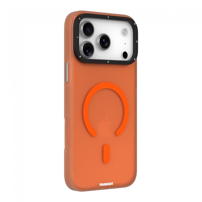 Apple iPhone 17 Pro Max Kılıf M-safe Şarj Özellikli Youngkit Hidden Sand Serisi Kapak Apple iPhone 17 Pro Max Kılıf M-safe Şarj Özellikli Youngkit Hidden Sand Serisi Kapak
