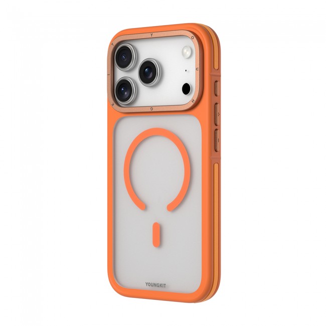 Apple iPhone 17 Pro Max Kılıf M-safe Şarj Özellikli Youngkit Rock Sand Serisi Kapak Apple iPhone 17 Pro Max Kılıf M-safe Şarj Özellikli Youngkit Rock Sand Serisi Kapak