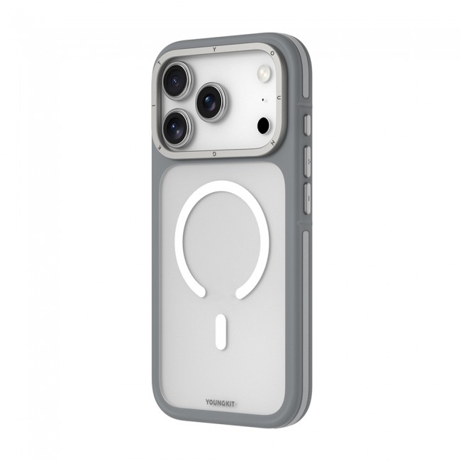 Apple iPhone 17 Pro Max Kılıf M-safe Şarj Özellikli Youngkit Rock Sand Serisi Kapak Apple iPhone 17 Pro Max Kılıf M-safe Şarj Özellikli Youngkit Rock Sand Serisi Kapak