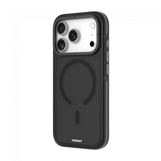 Apple iPhone 17 Pro Max Kılıf M-safe Şarj Özellikli Youngkit Rock Sand Serisi Kapak Apple iPhone 17 Pro Max Kılıf M-safe Şarj Özellikli Youngkit Rock Sand Serisi Kapak