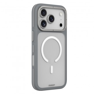 Apple iPhone 17 Pro Max Kılıf M-safe Şarj Özellikli Youngkit Rock Sand Serisi Kapak Apple iPhone 17 Pro Max Kılıf M-safe Şarj Özellikli Youngkit Rock Sand Serisi Kapak