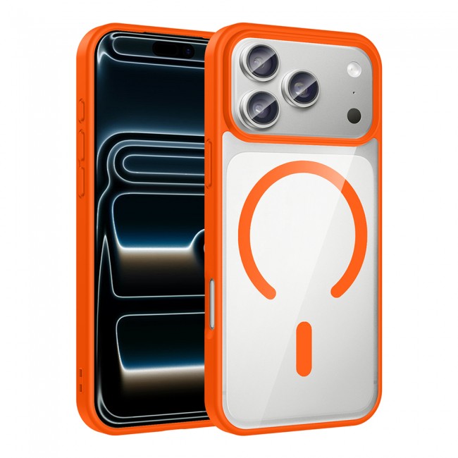 Apple iPhone 17 Pro Max Kılıf M-safe Wireless Şarj Özellikli Silikon Zore Ege Kapak Apple iPhone 17 Pro Max Kılıf M-safe Wireless Şarj Özellikli Silikon Zore Ege Kapak