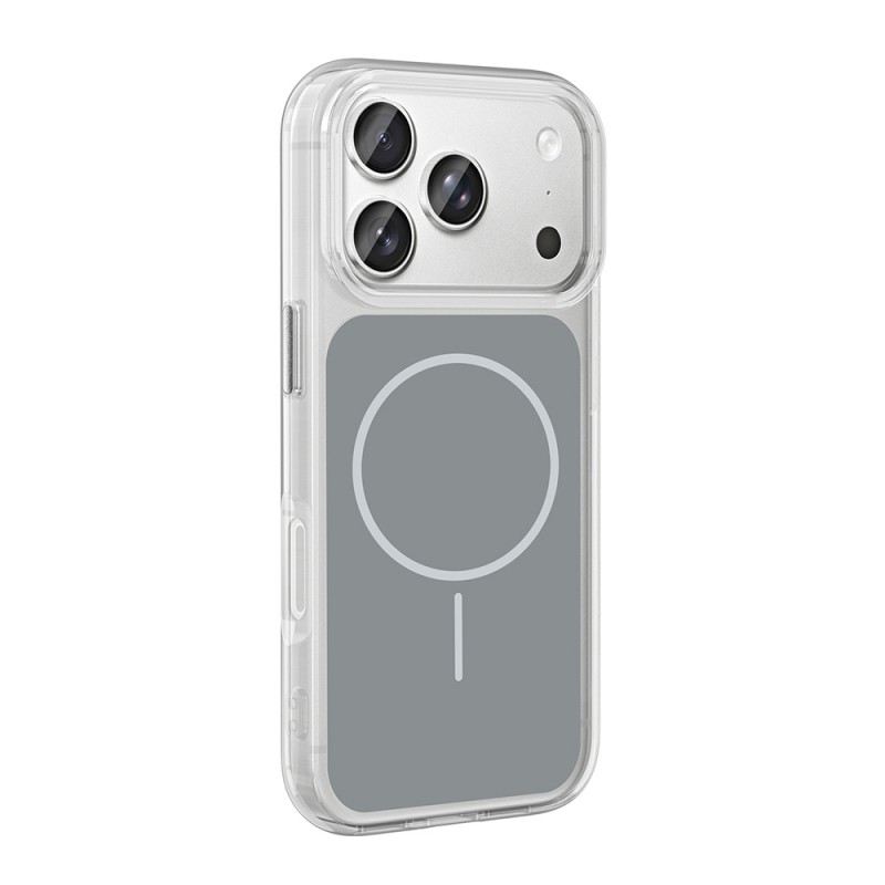 Bal-z Apple iPhone 17 Pro Max Kılıf Metal Buton Tasarımlı  İkonik Sert Silikon Kapak