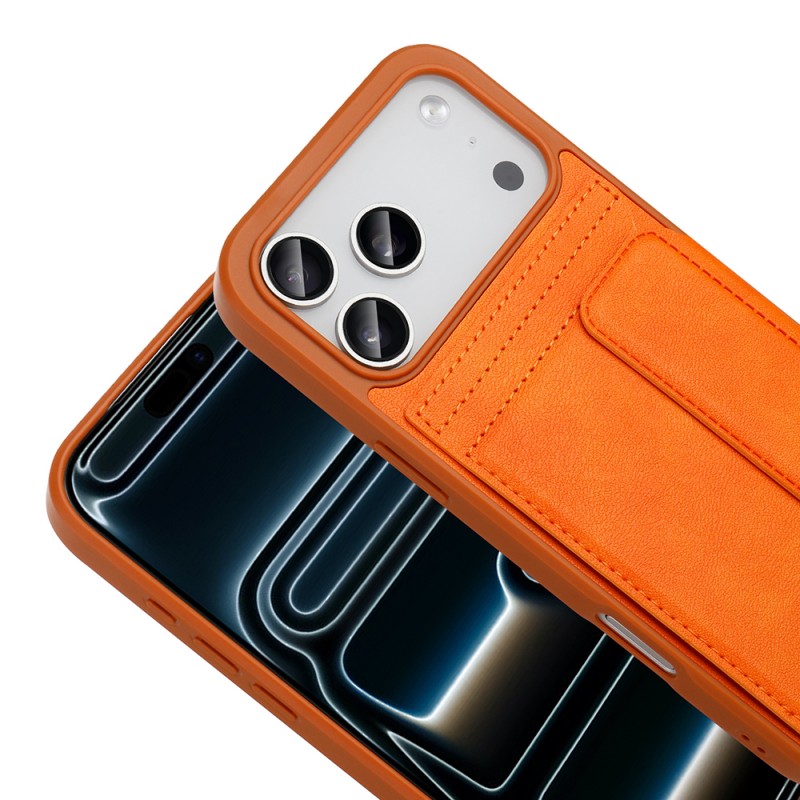 Bal-z Apple iPhone 17 Pro Max Kılıf PU Deri Kartlıklı  Sevilla Kapak