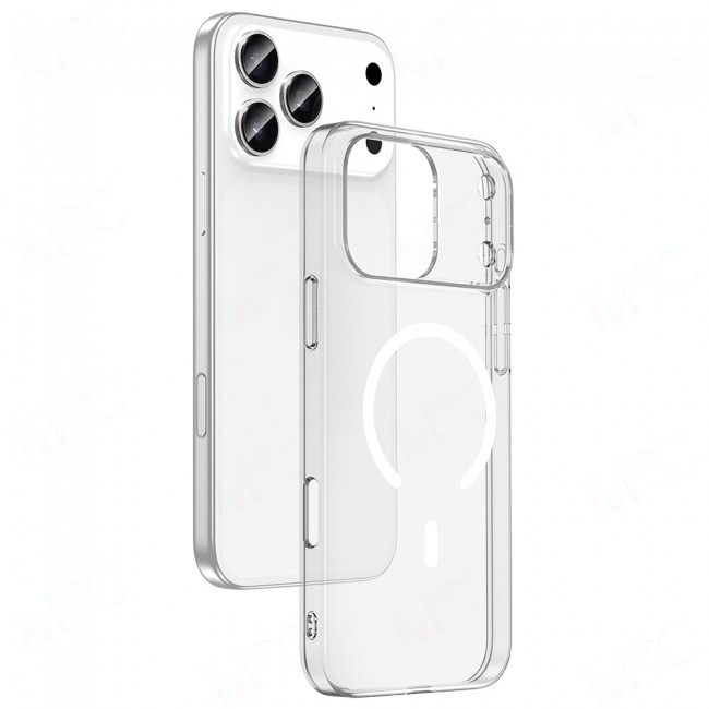 Apple iPhone 17 Pro Max Kılıf Zore M-safe Şarj Özellikli Şeffaf Kamera Çerçeveli Porto Kapak Apple iPhone 17 Pro Max Kılıf Zore M-safe Şarj Özellikli Şeffaf Kamera Çerçeveli Porto Kapak